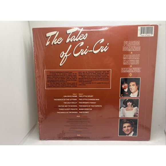 MIREILLE MATHIEU PLACIDO DOMINGO 'THE TALES OF CRI-CRI' LP *Very Rare!* - Picture 3 of 8